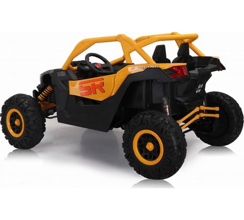 Дитяча акумуляторна машинка Баггі SR SUPER 66 Жовта