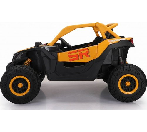 Дитяча акумуляторна машинка Баггі SR SUPER 66 Жовта