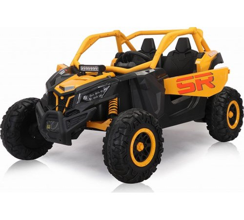 Дитяча акумуляторна машинка Баггі SR SUPER 66 Жовта