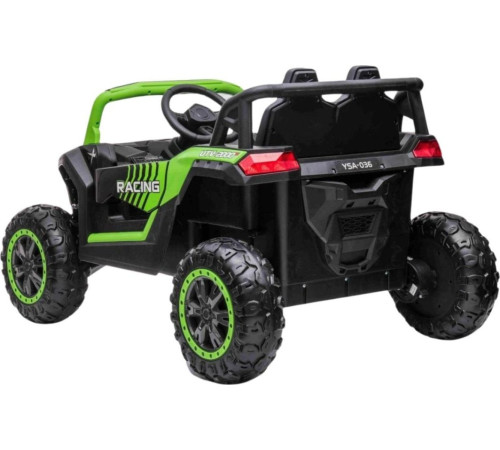 Дитяча акумуляторна машинка Баггі UTV 2000M Racing, зелена Дитяча акумуляторна машинка Баггі UTV 2000M Racing, зелена