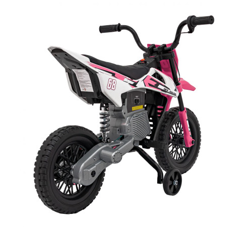 Дитячий акумуляторний мотоцикл PANTONE 361C Рожевий