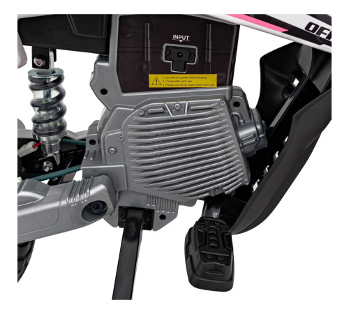 Дитячий акумуляторний мотоцикл PANTONE 361C Рожевий