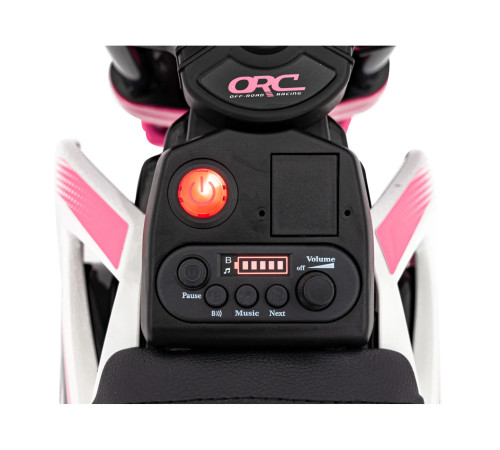 Дитячий акумуляторний мотоцикл PANTONE 361C Рожевий