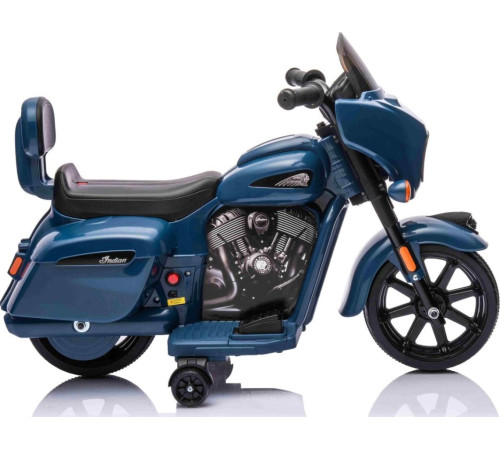 Дитячий акумуляторний мотоцикл Chopper INDIAN Синій Дитячий акумуляторний мотоцикл Chopper INDIAN Синій