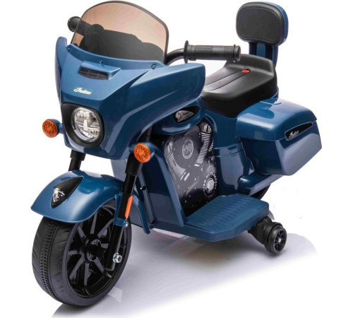 Дитячий акумуляторний мотоцикл Chopper INDIAN Синій Дитячий акумуляторний мотоцикл Chopper INDIAN Синій