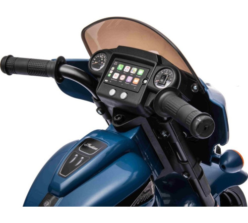 Дитячий акумуляторний мотоцикл Chopper INDIAN Синій Дитячий акумуляторний мотоцикл Chopper INDIAN Синій