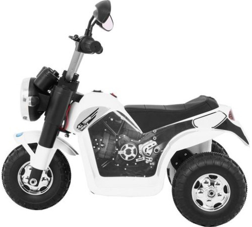 Дитячий акумуляторний мотоцикл RAMIZ MiniBike білий Дитячий акумуляторний мотоцикл RAMIZ MiniBike білий