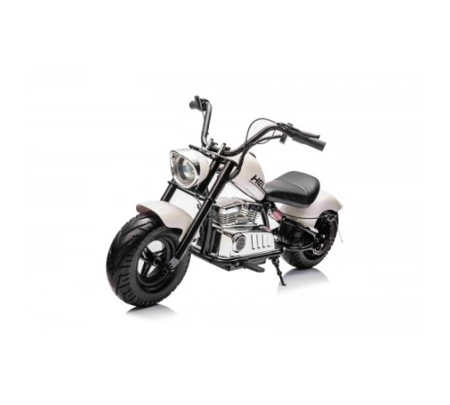 Дитячий акумуляторний мотоцикл Chopper Warrior Білий Дитячий акумуляторний мотоцикл Chopper Warrior Білий
