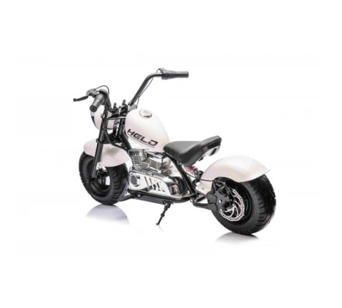 Дитячий акумуляторний мотоцикл Chopper Warrior Білий Дитячий акумуляторний мотоцикл Chopper Warrior Білий