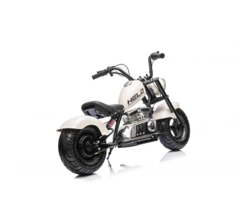 Дитячий акумуляторний мотоцикл Chopper Warrior Білий Дитячий акумуляторний мотоцикл Chopper Warrior Білий
