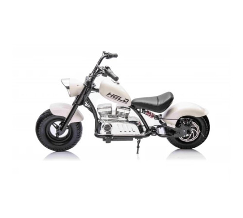 Дитячий акумуляторний мотоцикл Chopper Warrior Білий Дитячий акумуляторний мотоцикл Chopper Warrior Білий