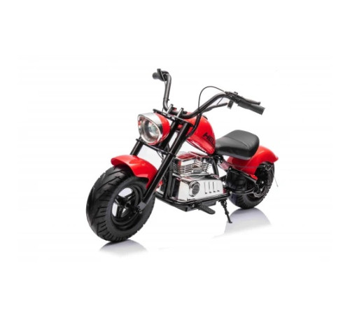Дитячий акумуляторний мотоцикл Chopper Warrior Червоний Дитячий акумуляторний мотоцикл Chopper Warrior Червоний