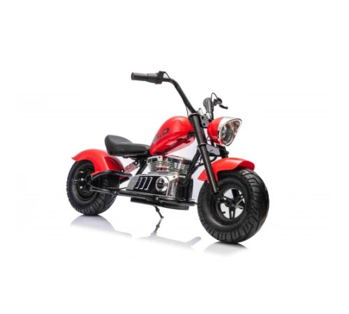 Дитячий акумуляторний мотоцикл Chopper Warrior Червоний Дитячий акумуляторний мотоцикл Chopper Warrior Червоний