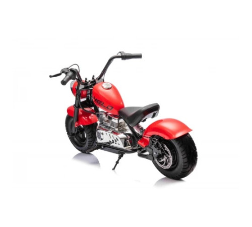 Дитячий акумуляторний мотоцикл Chopper Warrior Червоний Дитячий акумуляторний мотоцикл Chopper Warrior Червоний