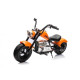 Дитячий акумуляторний мотоцикл Chopper Warrior Помаранчевий