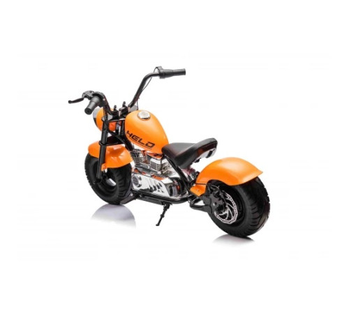 Дитячий акумуляторний мотоцикл Chopper Warrior Помаранчевий