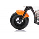 Дитячий акумуляторний мотоцикл Chopper Warrior Помаранчевий