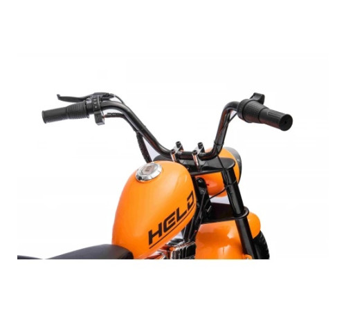 Дитячий акумуляторний мотоцикл Chopper Warrior Помаранчевий