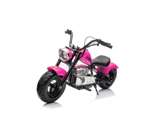 Дитячий акумуляторний мотоцикл Chopper Warrior Рожевий Дитячий акумуляторний мотоцикл Chopper Warrior Рожевий