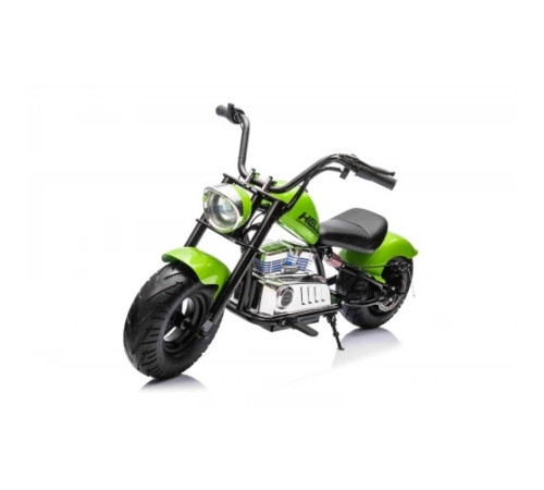 Дитячий акумуляторний мотоцикл Chopper Warrior Зелений Дитячий акумуляторний мотоцикл Chopper Warrior Зелений