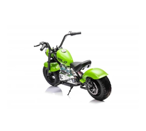 Дитячий акумуляторний мотоцикл Chopper Warrior Зелений Дитячий акумуляторний мотоцикл Chopper Warrior Зелений