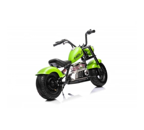 Дитячий акумуляторний мотоцикл Chopper Warrior Зелений Дитячий акумуляторний мотоцикл Chopper Warrior Зелений