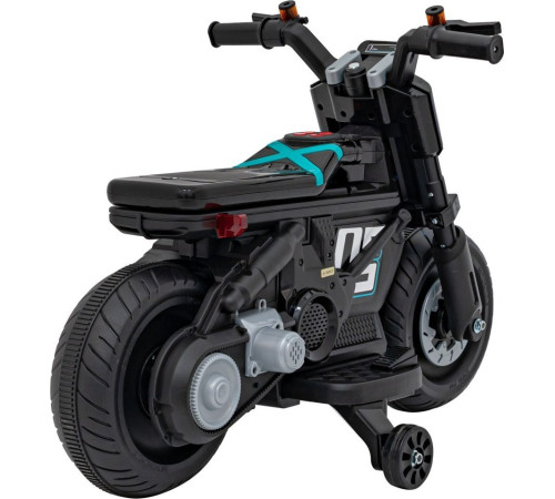Дитячий акумуляторний мотоцикл Motorek Future 88 Чорний Дитячий акумуляторний мотоцикл Motorek Future 88 Чорний