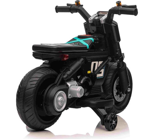 Дитячий акумуляторний мотоцикл Motorek Future 88 Чорний Дитячий акумуляторний мотоцикл Motorek Future 88 Чорний