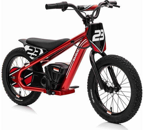 Дитячий акумуляторний мотоцикл BAIGOR 23 PRO Червоний