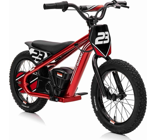 Дитячий акумуляторний мотоцикл BAIGOR 23 PRO Червоний