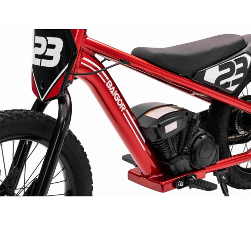 Дитячий акумуляторний мотоцикл BAIGOR 23 PRO Червоний