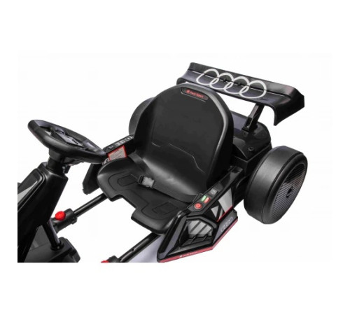 Дитячий акумуляторний картинг Audi Gokart з функцією дріфту Чорний