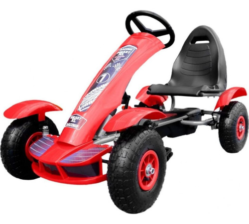 Дитячий педальний картинг Racing XL 3+ Червоний
