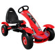 Дитячий педальний картинг Racing XL 3+ Червоний
