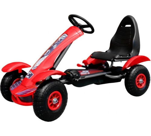 Дитячий педальний картинг Racing XL 3+ Червоний