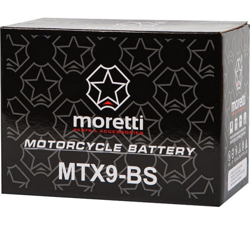Гелевий акумулятор для мотоцикла Blow 12v 8ah mtx9-bs moretti