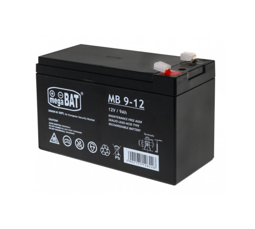 Гелевий акумулятор 12V/9Ah для дитячих електромобілів