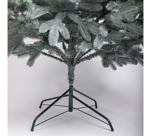 Штучна ялинка Буковельська, лита V24 блакитна, 1,1 м