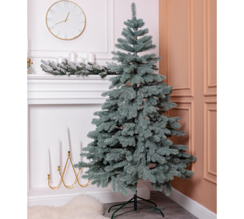 Штучна ялинка Карпатська, лита V18 блакитна, 2,1 м