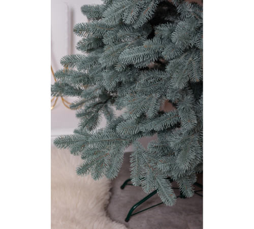 Штучна ялинка Карпатська, лита V18 блакитна, 2,1 м