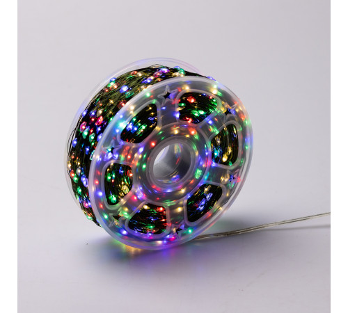 Гірлянда Роса нитка 2000 LED, 200 м, з пультом ,від мережі, мультиколор Гірлянда Роса нитка 2000 LED, 200 м, з пультом ,від мережі, мультиколор
