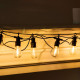 Ретро-гірлянда вулична 10 LED, 5 м, від мережі, теплий білий