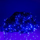 Гірлянда вулична Бахрома 405 LED 25 м, від мережі, чорний кабель, синій