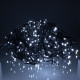 Гірлянда вулична Бахрома 405 LED, 25 м, від мережі, чорний кабель, білий