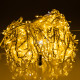 Гірлянда вулична Бахрома 840 LED, 50 м, від мережі, білий кабель, жовтий
