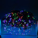 Гірлянда вулична Бахрома 840 LED, 50 м, від мережі, чорний кабель, мультиколор