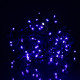 Гірлянда вулична Бахрома 105 LED, 6 м, від мережі, чорний кабель, синій
