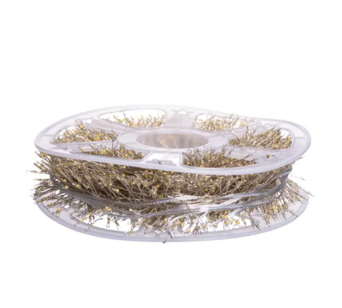 Гірлянда-нитка Роса Хвойна лапа 3000 LED, 100 м, від мережі, білий кабель, синій