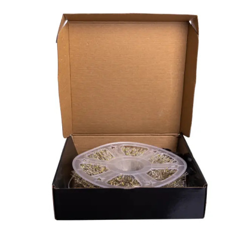 Гірлянда-нитка Роса Хвойна лапа 3000 LED, 100 м, від мережі, білий кабель, синій