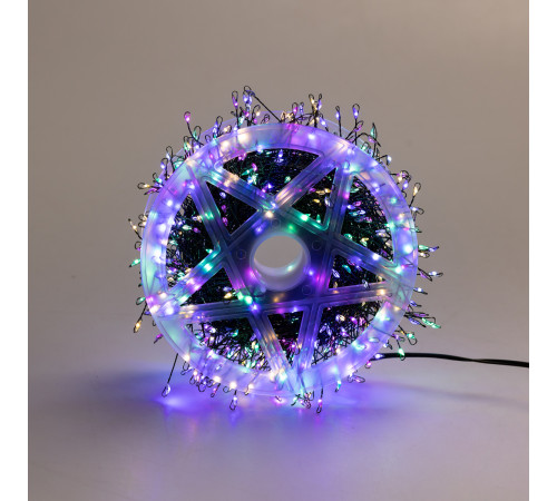 Гірлянда-нитка Роса Хвойна лапа 400 LED, 30 м, мультиколор